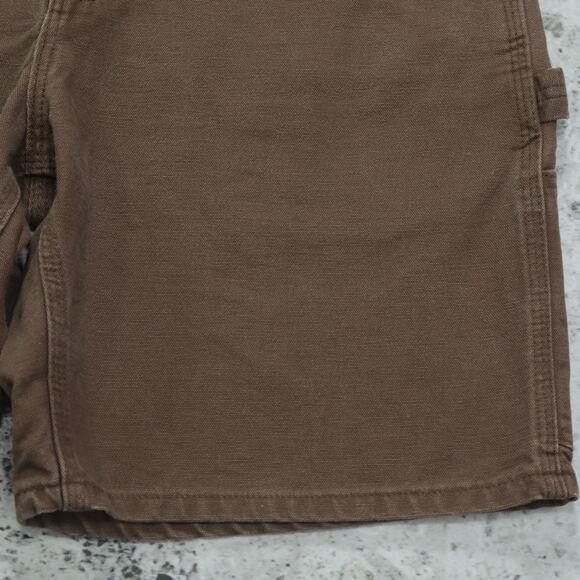 Vintage Carhartt B25 CHT Chestnut Brown Carpenter Shorts 32x8.25 - Picture 12 of 14